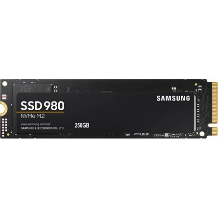 Samsung 980 250GB PCIe x4 (3.0) M.2 2280 SSD fekete