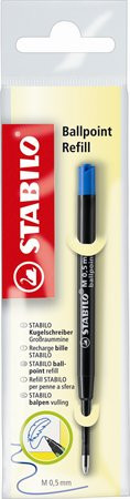 Golyóstollbetét, 0,5 mm, STABILO, "Smartball" és "Easyball" tollhoz, kék